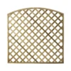 Arched Pine Trellis Panel (W)180cm X (H)180cm -Garden Store arched pine trellis panel w 180cm x h 180cm3663602430360 01bq