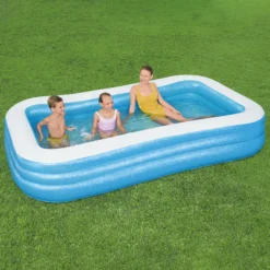 Bestway Bestway® Textured Pattern On Sidewalls PVC Family Fun Pool (W) 1.83m X (L) 3.05m -Garden Store bestway bestway textured pattern on sidewalls pvc family fun pool w 1 83m x l 3 05m6942138968057 01i