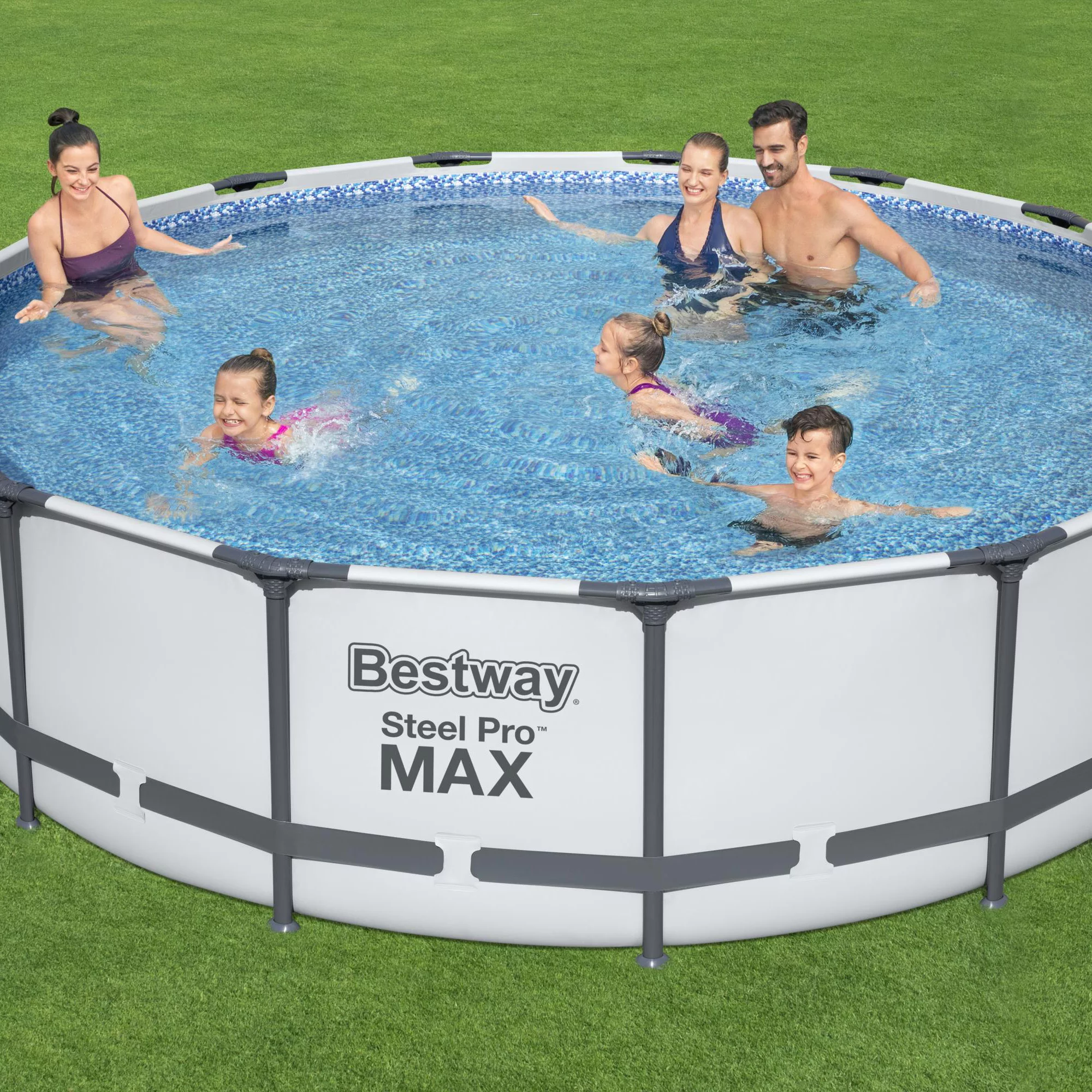 Bestway Fast Set Polyvinyl Chloride (PVC) Pool (W) 4.57m X (L) 4.57m 9 Bestway Fast Set Polyvinyl Chloride (PVC) Pool (W) 4.57m X (L) 4.57m - Image 7