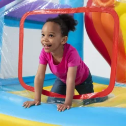 Bestway Multicolour Small Balloon Rectangular Bouncy Castle -Garden Store bestway multicolour small balloon rectangular bouncy castle6942138952155 37c