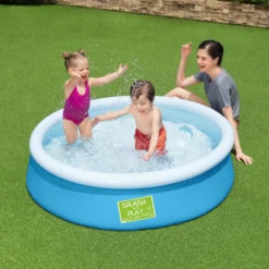 Bestway My First Fast Set Polyester (PES) & PVC Family Swimming Pool (W) 0.6m X (L) 0.6m -Garden Store bestway my first fast set polyester pes pvc family swimming pool w 0 6m x l 0 6m6942138974980 02i bq