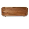 Blooma Bopha Brown Wooden Rectangular Trough -Garden Store blooma bopha brown wooden rectangular trough3663602701415 01bq