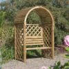 Blooma Chiltern Arbour, (H)1990mm (W)1340mm (D)800mm - Assembly Service Included -Garden Store blooma chiltern arbour h 1990mm w 1340mm d 800mm assembly service included5397007111705 01i bq
