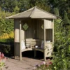 Blooma Elegant Corner Arbour, (H)2500mm (W)1730mm (D)1730mm - Assembly Service Included -Garden Store blooma elegant corner arbour h 2500mm w 1730mm d 1730mm assembly service included5397007111743 01i bq