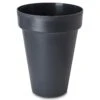 Blooma Nurgul Dark Grey Plastic Tall Circular Plant Pot (Dia)40cm -Garden Store blooma nurgul dark grey plastic tall circular plant pot dia 40cm3663602899570 01bq