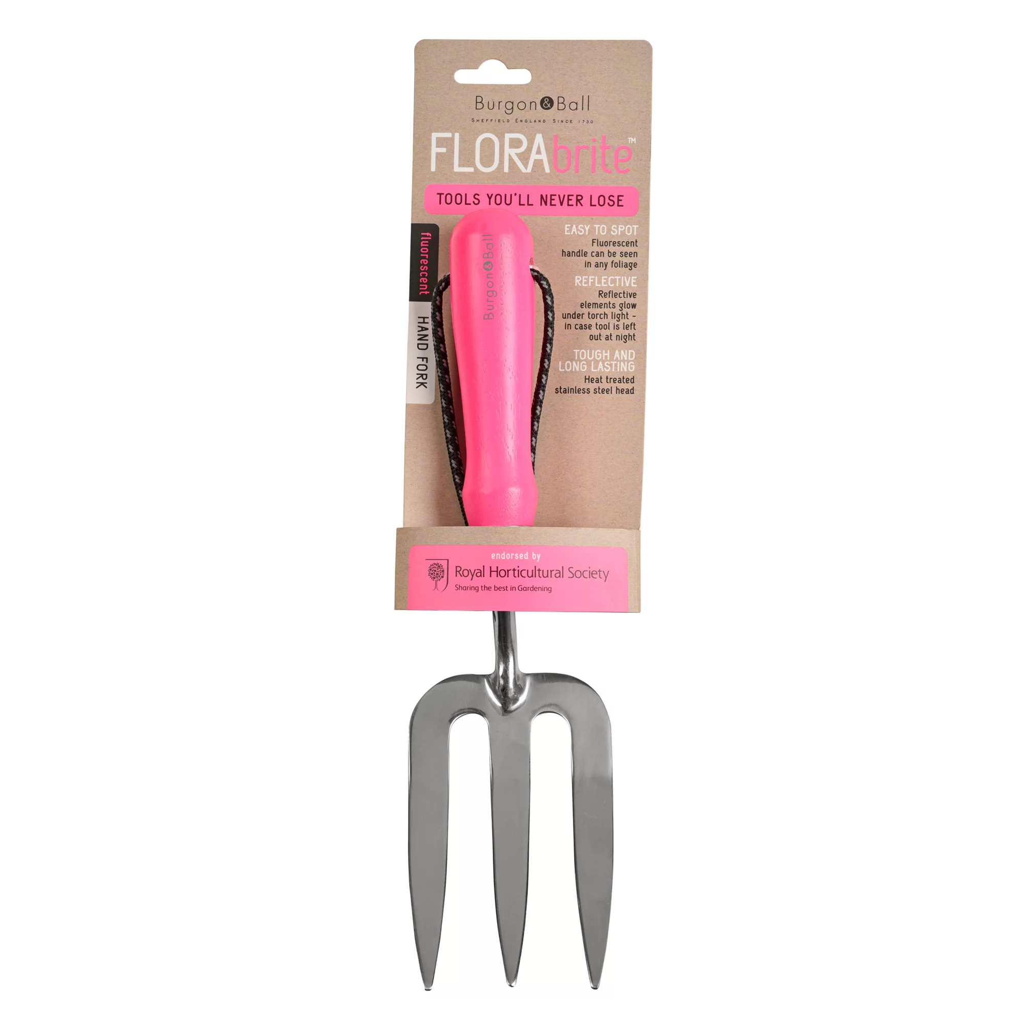 Burgon & Ball Pink Hand Fork 4 Burgon & Ball Pink Hand Fork - Image 2