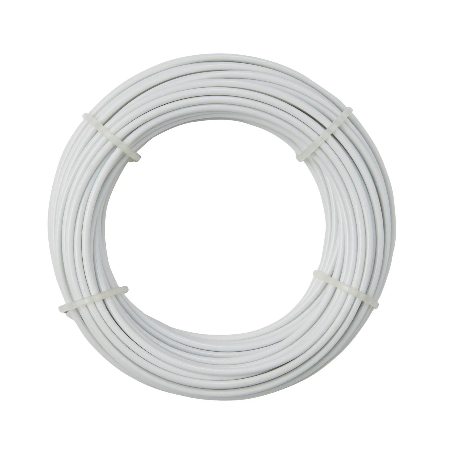 Diall White PVC & Steel Cable, (L)20m (Dia)1.7mm 4 Diall White PVC & Steel Cable, (L)20m (Dia)1.7mm - Image 2