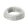 Diall White PVC & Steel Cable, (L)20m (Dia)4mm -Garden Store diall white pvc steel cable l 20m dia 4mm3663602918363 01bq