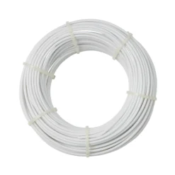 Diall White PVC & Steel Cable, (L)60m (Dia)1.2mm -Garden Store diall white pvc steel cable l 60m dia 1 2mm3663602918400 02bq