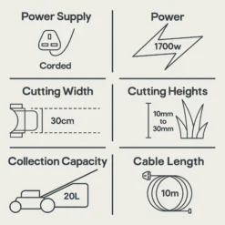 Flymo Easiglide 300V Corded Hover Lawnmower 17 Flymo Easiglide 300V Corded Hover Lawnmower -Garden Store flymo easiglide 300v corded hover lawnmower7392930542518 01t EN bq