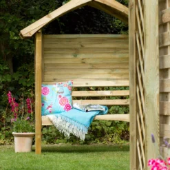 Forest Cadiz Arbour, (H)1970mm (W)1690mm (D)730mm - Assembly Required -Garden Store forest cadiz arbour h 1970mm w 1690mm d 730mm assembly required5013053132746 02i bq