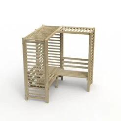 Forest Firenze Corner Arbour, (H)1970mm (W)1800mm (D)1800mm - Assembly Required -Garden Store forest firenze corner arbour h 1970mm w 1800mm d 1800mm assembly required5013053185049 02c bq