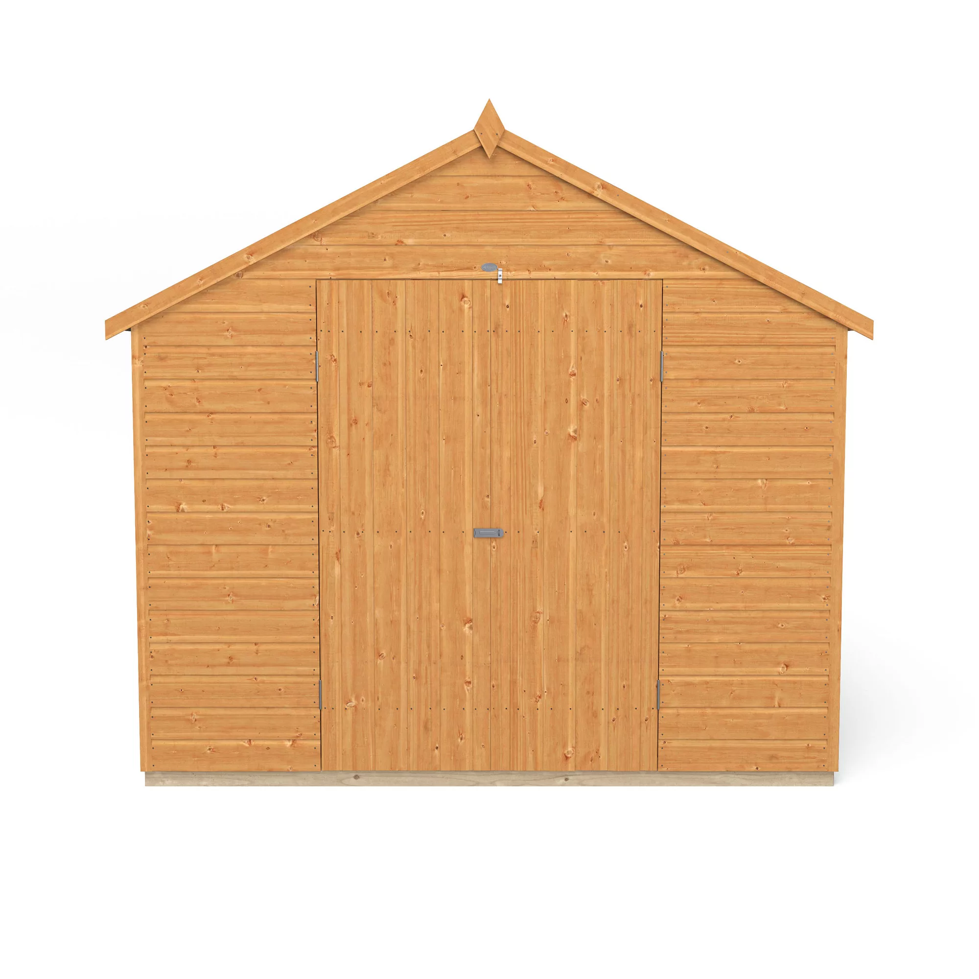 Forest Garden 10x8 Ft Apex Shiplap Wooden 2 Door 4 Windows Shed With Floor - Assembly Service Included 8 Forest Garden 10x8 Ft Apex Shiplap Wooden 2 Door 4 Windows Shed With Floor - Assembly Service Included - Image 6