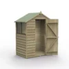 Forest Garden 5x3 Apex Pressure Treated Overlap Wooden Shed With Floor (Base Included) - Assembly Service Included -Garden Store forest garden 5x3 apex pressure treated overlap wooden shed with floor base included assembly service included5013053192849 01c