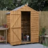 Forest Garden 5x3 Ft Apex Overlap Wooden Shed With Floor (Base Included) - Assembly Service Included -Garden Store forest garden 5x3 ft apex overlap wooden shed with floor base included assembly service included5013053177075 01i bq