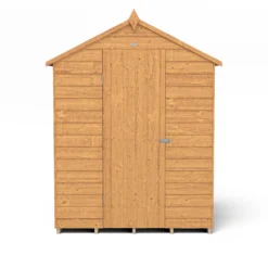 Forest Garden 5x3 Ft Apex Overlap Wooden Shed With Floor -Garden Store forest garden 5x3 ft apex overlap wooden shed with floor5013053177044 02c bq