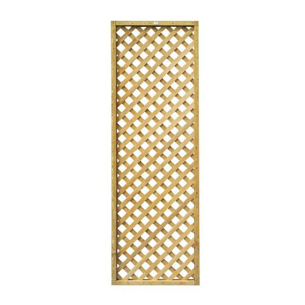 Forest Garden 6ft Diamond European Softwood Trellis Panel (W)61cm X (H)183cm 3 Forest Garden 6ft Diamond European Softwood Trellis Panel (W)61cm X (H)183cm