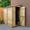Forest Garden 6x3 Ft Pent Overlap Wooden Shed With Floor - Assembly Service Included -Garden Store forest garden 6x3 ft pent overlap wooden shed with floor assembly service included5013053178317 01i bq
