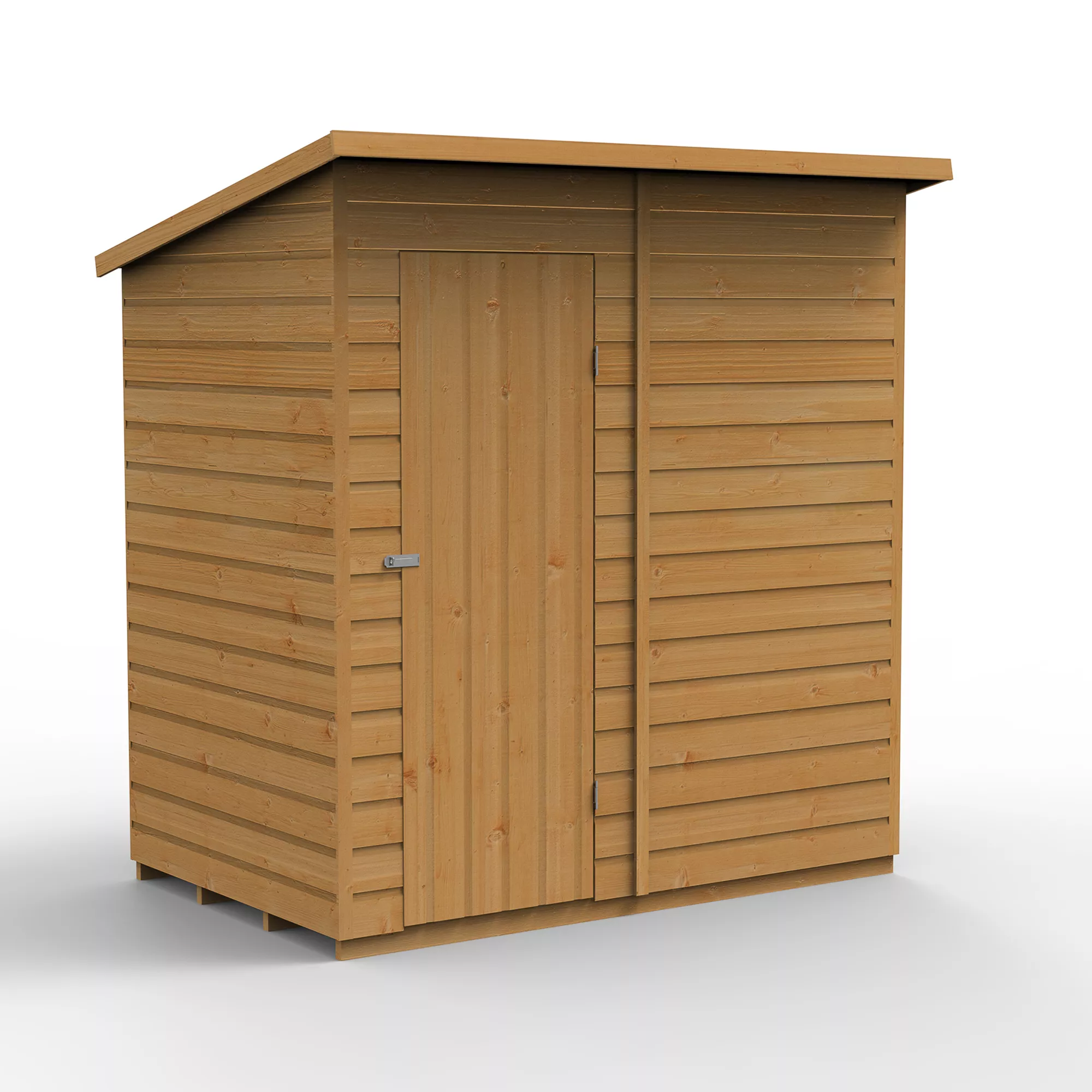 Forest Garden 6x4 Pent Dip Treated Shiplap Wooden Shed With Floor - Assembly Service Included 4 Forest Garden 6x4 Pent Dip Treated Shiplap Wooden Shed With Floor - Assembly Service Included - Image 2