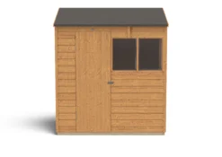 Forest Garden 6x4 Reverse Apex Dip Treated Overlap Wooden Shed With Floor - Assembly Service Included -Garden Store forest garden 6x4 reverse apex dip treated overlap wooden shed with floor assembly service included5013053178119 02c bq