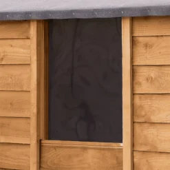 Forest Garden 6x4 Reverse Apex Dip Treated Overlap Wooden Shed With Floor - Assembly Service Included -Garden Store forest garden 6x4 reverse apex dip treated overlap wooden shed with floor assembly service included5013053178119 39c bq