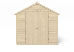 Forest Garden 7x7 Ft Apex Overlap Wooden 2 Door 2 Windows Shed With Floor (Base Included) -Garden Store forest garden 7x7 ft apex overlap wooden 2 door 2 windows shed with floor base included 5013053177891 02c bq