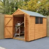 Forest Garden 8x6 Ft Apex Shiplap Wooden 2 Door 2 Windows Shed With Floor (Base Included) - Assembly Service Included -Garden Store forest garden 8x6 ft apex shiplap wooden 2 door 2 windows shed with floor base included assembly service included5013053178799 04i bq