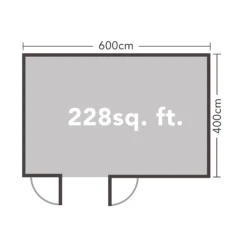Forest Garden Blakedown 6x4 Toughened Glass Pent Loglap Solid Wood Cabin With Double Door 11 Forest Garden Blakedown 6x4 Toughened Glass Pent Loglap Solid Wood Cabin With Double Door -Garden Store forest garden blakedown 6x4 toughened glass pent loglap solid wood cabin with double door5013053181591 02t bq