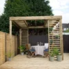 Forest Garden Dining Rectangular Pergola, (H)2400mm (W)3040mm 2 Forest Garden Dining Rectangular Pergola, (H)2400mm (W)3040mm -Garden Store forest garden dining rectangular pergola h 2400mm w 3040mm5013053139998 01i