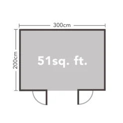 Forest Garden Harwood 3x2 Toughened Glass Pent Loglap Solid Wood Cabin With Double Door -Garden Store forest garden harwood 3x2 toughened glass pent loglap solid wood cabin with double door5013053181300 02t bq