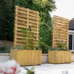 Forest Garden Living Screen Natural Timber Rectangular Planter (H) 180cm X (W) 90cm 12 Forest Garden Living Screen Natural Timber Rectangular Planter (H) 180cm X (W) 90cm -Garden Store forest garden living screen natural timber rectangular planter h 180cm x w 90cm5013053190227 04i