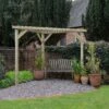 Forest Garden Slatted Corner Pergola, (H)2130mm (W)1470mm -Garden Store forest garden slatted corner pergola h 2130mm w 1470mm5013053183199 01i bq
