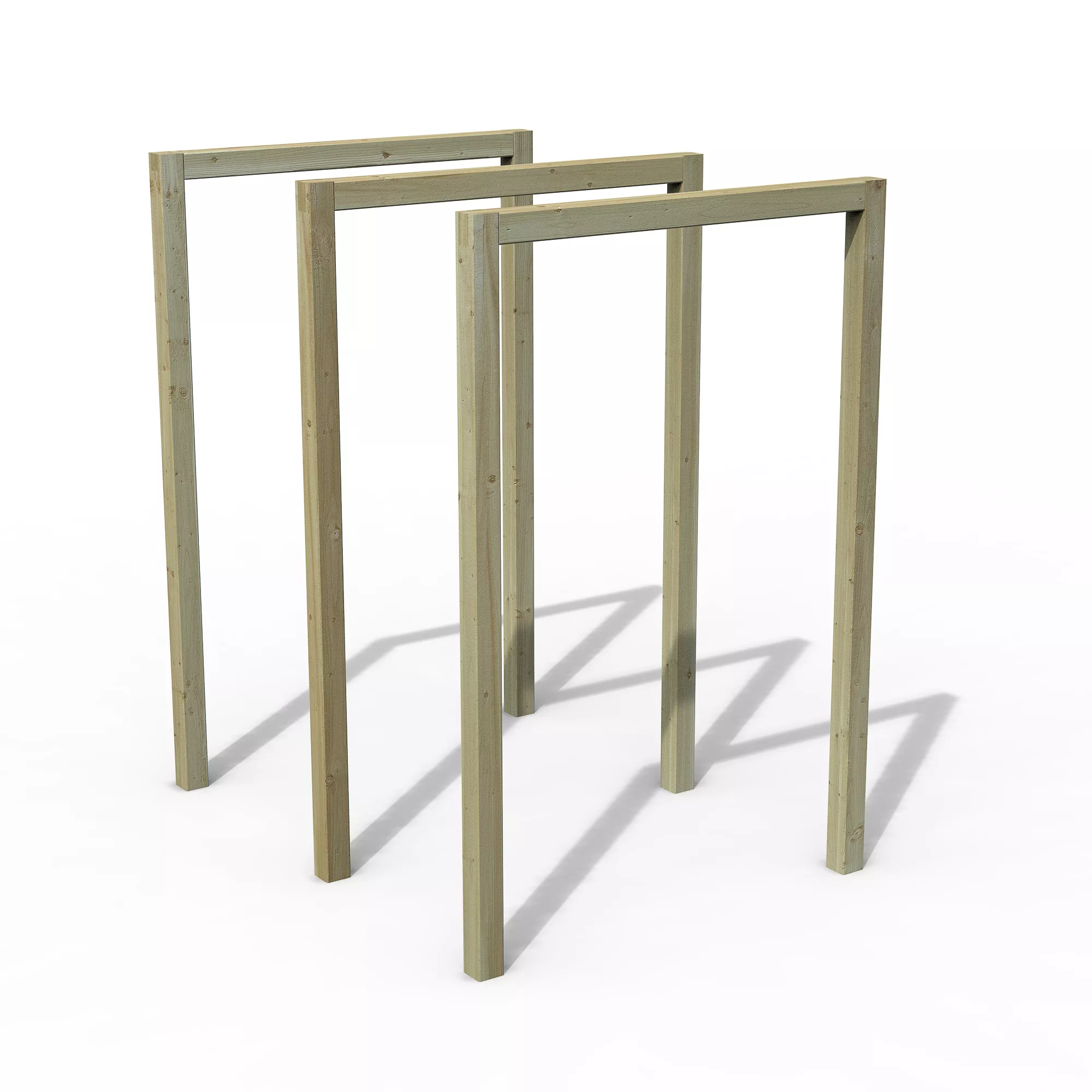 Forest Garden Sleeper European Softwood Arch (H) 240cm X (W) 160cm Set Of 3 4 Forest Garden Sleeper European Softwood Arch (H) 240cm X (W) 160cm Set Of 3 - Image 2