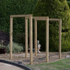 Forest Garden Sleeper European Softwood Arch (H) 240cm X (W) 160cm Set Of 3 12 Forest Garden Sleeper European Softwood Arch (H) 240cm X (W) 160cm Set Of 3 -Garden Store forest garden sleeper european softwood arch h 240cm x w 160cm set of 35013053190081 04i