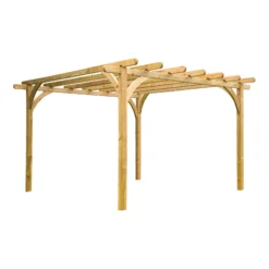 Forest Garden Square Pergola, (H)2800mm (W)3600mm 6 Forest Garden Square Pergola, (H)2800mm (W)3600mm -Garden Store forest garden square pergola h 2800mm w 3600mm5013053132272 02c bq