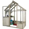 Forest Garden Vale Natural Timber 6x4 Greenhouse