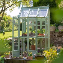 Forest Garden Victorian Walk Around 4x3 Greenhouse -Garden Store forest garden victorian walk around 4x3 greenhouse5013053176320 04i