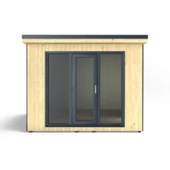 Forest Garden Xtend 10x9 Pent Tongue & Groove Garden Office With Single Door -Garden Store forest garden xtend 10x9 pent tongue groove garden office with single door5013053183588 01c