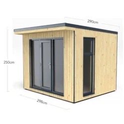 Forest Garden Xtend 10x9 Pent Tongue & Groove Garden Office With Single Door -Garden Store forest garden xtend 10x9 pent tongue groove garden office with single door5013053183588 01t