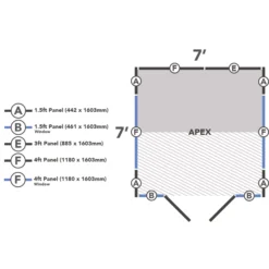Forest Garden Xtend+ 8x9 Pent Tongue & Groove Garden Office -Garden Store forest garden xtend 8x9 pent tongue groove garden office5013053183557 02t