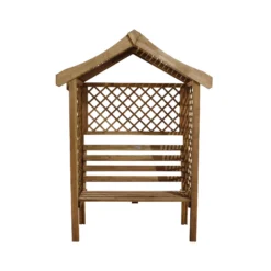 Forest Parisienne Arbour, (H)2120mm (W)1540mm (D)660mm - Assembly Required 9 Forest Parisienne Arbour, (H)2120mm (W)1540mm (D)660mm - Assembly Required -Garden Store forest parisienne arbour h 2120mm w 1540mm d 660mm assembly required5013053135952 02c bq