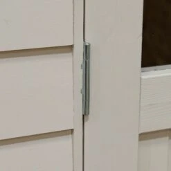 Forest Retreat 8x5 Apex Pressure Treated Overlap Cream Shed With Floor - Assembly Service Included -Garden Store forest retreat 8x5 apex pressure treated overlap cream shed with floor assembly service included5013053176535 39c bq