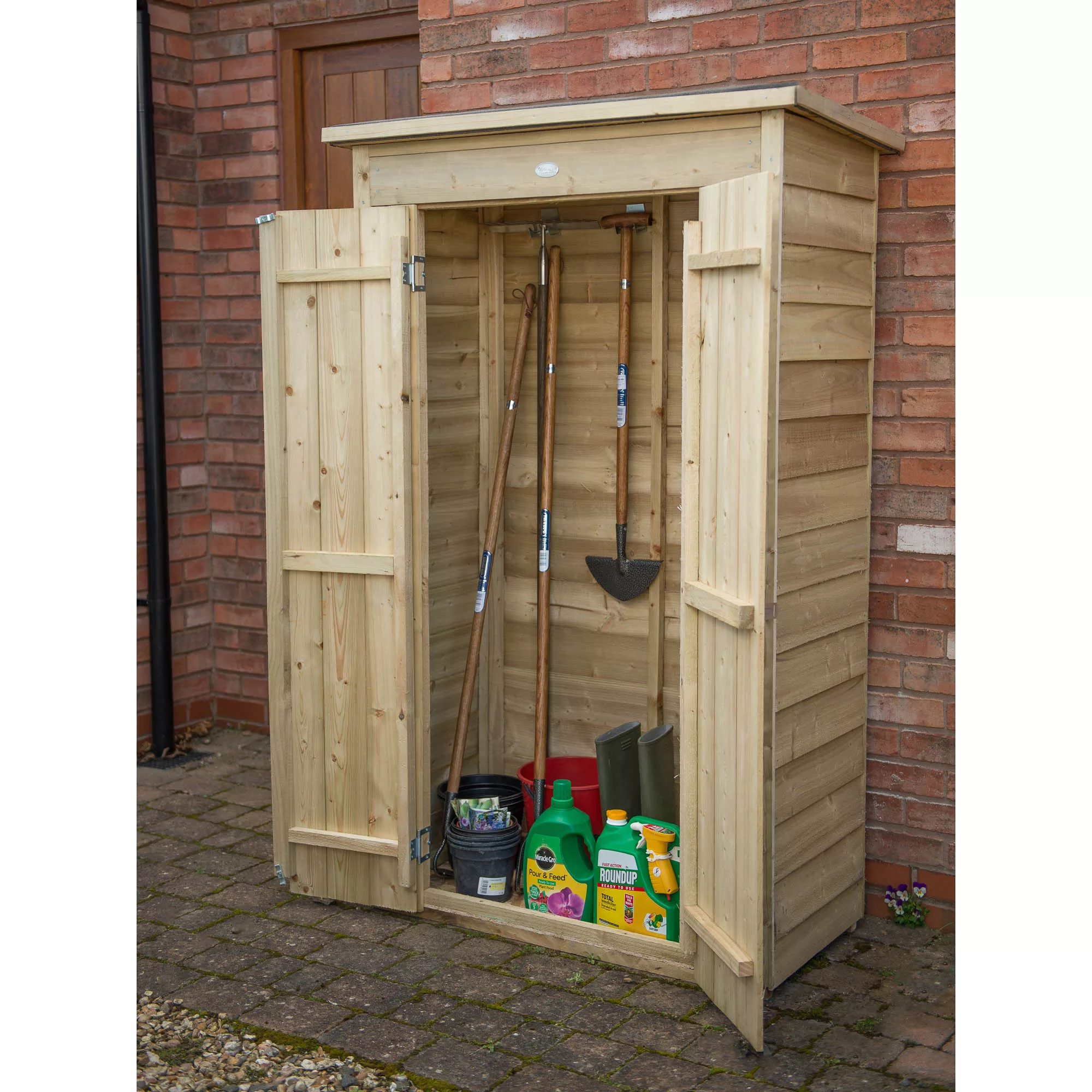 Forest Tall Tongue & Groove 3.5x2 Pent Garden Storage 750L 5 Forest Tall Tongue & Groove 3.5x2 Pent Garden Storage 750L - Image 3