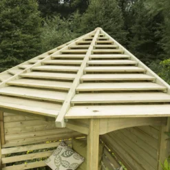Forest Venetian Corner Arbour, (H)2500mm (W)2330mm (D)1610mm - Assembly Required -Garden Store forest venetian corner arbour h 2500mm w 2330mm d 1610mm assembly required5013053139745 09i