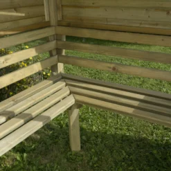 Forest Venetian Corner Arbour, (H)2500mm (W)2330mm (D)1610mm - Assembly Required -Garden Store forest venetian corner arbour h 2500mm w 2330mm d 1610mm assembly required5013053139745 11i