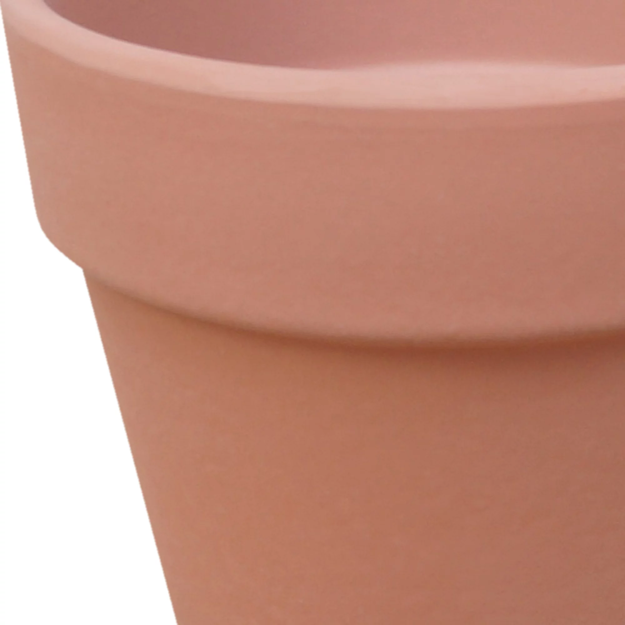 GoodHome Arara Terracotta Cement & Terracotta Round Plant Pot (Dia)10.9cm 6 GoodHome Arara Terracotta Cement & Terracotta Round Plant Pot (Dia)10.9cm - Image 4