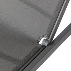 GoodHome Moorea Grey Metal Sun Lounger -Garden Store goodhome moorea grey metal sun lounger5059340347356 36c