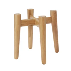 GoodHome Wood Pot Stand