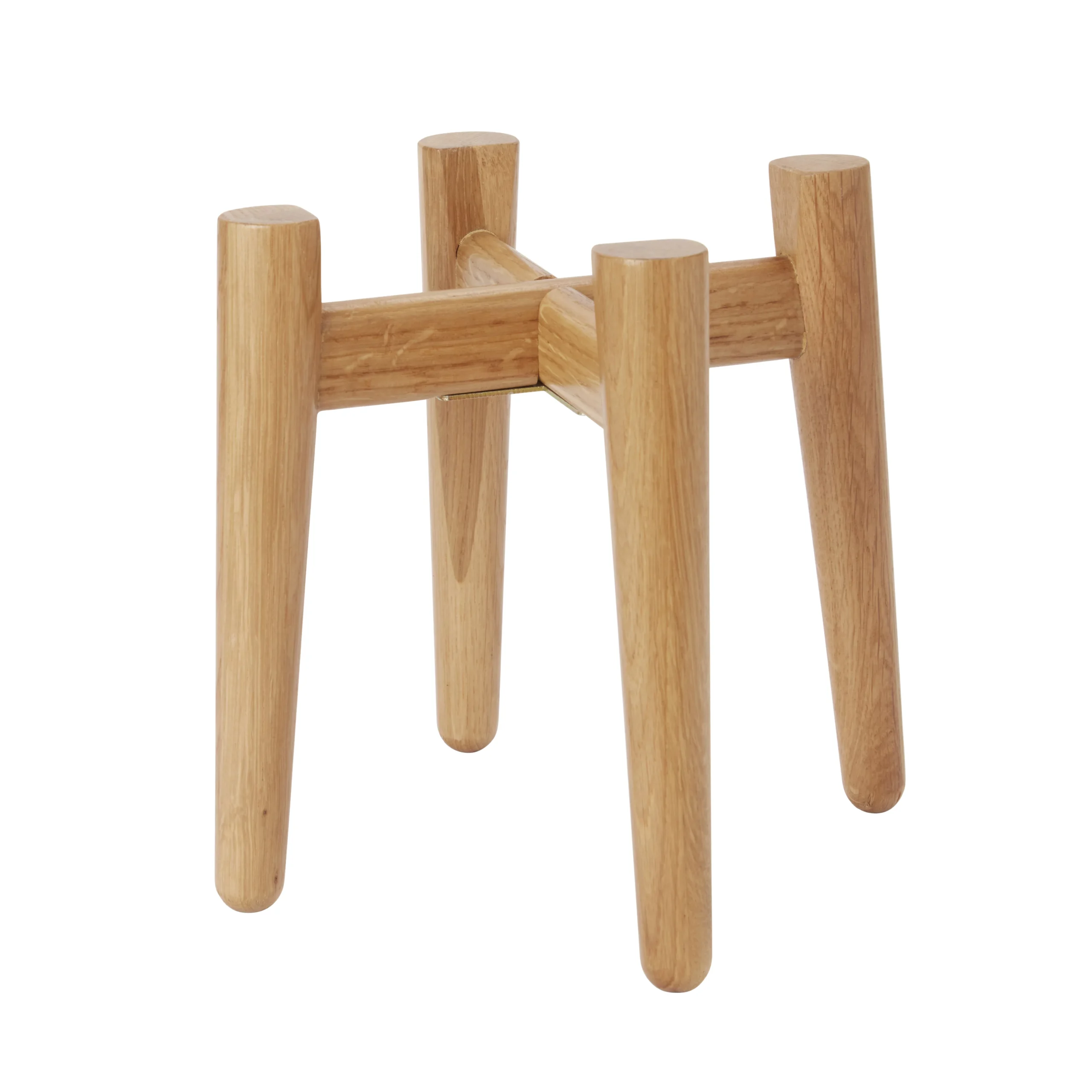 GoodHome Wood Pot Stand 3 GoodHome Wood Pot Stand