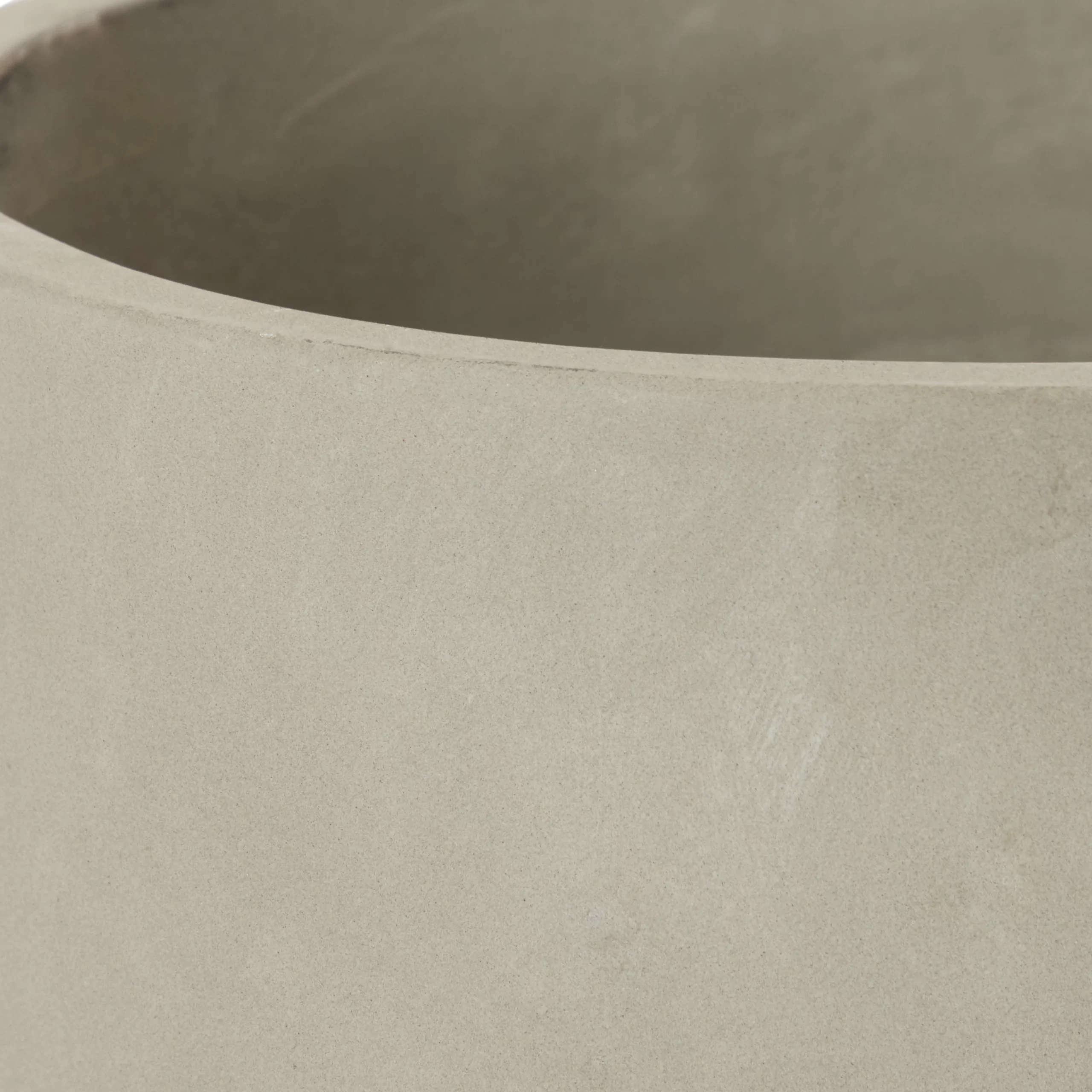 Grey Clay Round Plant Pot (Dia)27.4cm 5 Grey Clay Round Plant Pot (Dia)27.4cm - Image 3